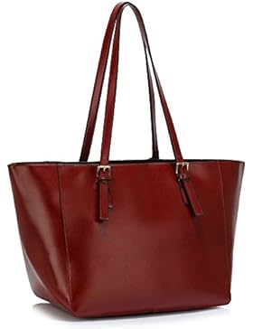 Damen Großen Umhängetaschen Frauen Designer Handtaschen Kunstleder Promi Stil Shopper Neue Trage