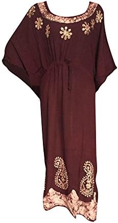 eSocksWorld Wewa Summer Lightweight Ethnic Rayon Ladies Kaftan Choice of Colours One Size Single Pack