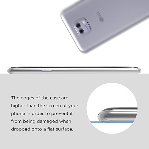 LG X Cam Funda  iVoler TPU Silicona Case Cover Dura Parachoques Carcasa Funda Bumper para LG X Cam   Ultra-delgado   Shock-Absorci  n   Anti-Ara  azos   Transparente - Garant  a Incondicional de 18 Meses