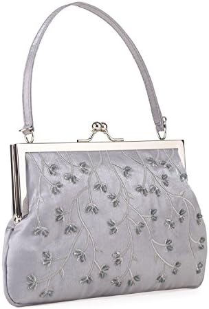 Farfalla Womens 90387 Clutch Grey