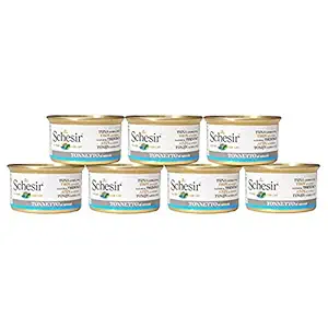 Schesir Wet Cat Food Tuna Natural Style 85 gm (Pack of 7)