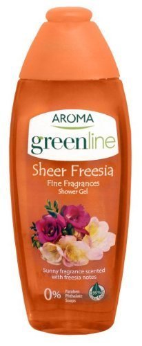 AROMA SHOWER GEL GREENLINE FINE FRAGRANCES SHEER FREESIA 400ml