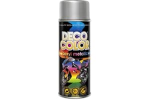 Deco Color DC Lackspray Metallic 400ml freie Farbeauswahl (Lackspray Silber mit Metallic-Effekt)