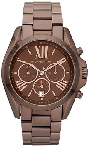 Michael Kors Women's MK5628 Brown Stainless-Steel Quartz Watch with Brown Dial