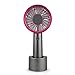 Produktbild JIXIAN Home Home Handheld-Desktop-Lüfter mit Aromatherapie-Lüfter für ätherisches Öl für duftenden Wind, tragbarer Mini-Personal-Lüfter mit 3 Geschwindigkeiten per USB oder Akku für Büro-Tischreisen