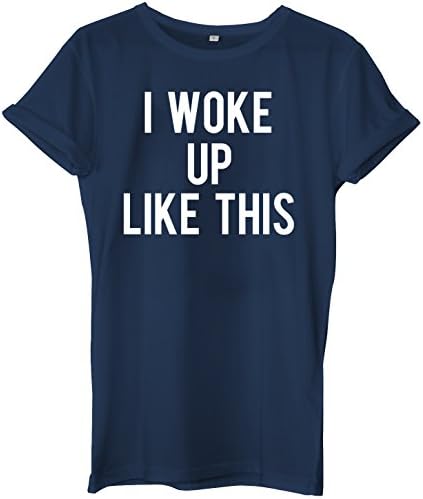 I Woke Up Like This Funny Hipster T-Shirt Mens Womens Unisex Music T-Shirt