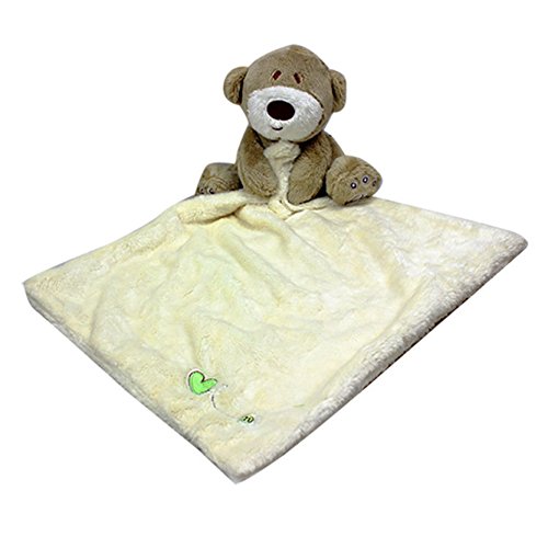 Silverskys(TM)Baby Comfort Toy Cute Cartoon Animal Bear Soft Plush Towel Infant Toddler Care Appease Stuffed Toy