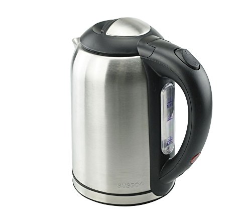 Wasserkocher 1000 W, rostfreies Stahl und Plastik, Volum 1 I, automatisches und manuelles Ausschalten, Abstellplatte 360°, Schaumfilter - 3