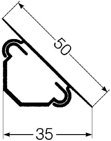 Preisvergleich Produktbild Rehau Elektro.Inst. RAUTRIGO Kanal reinweiß 17335011100