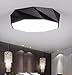 Produktbild OLQMY-LED Decke Lampe, Ideen, Wohnzimmerlampe, geformt, Schlafzimmer, Restaurant Lichter, Studioleuchten, 400mm,Dimmer schwarz