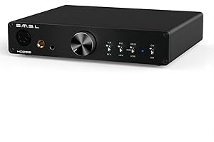 AOSHIDA SMSL HO200 Balanced Amplificatore per Cuffie: 6000mW×6000mW 4x PLFC Amplificatore Auricolari Ingresso RCA/XLR Uscita 4.4mm/6.35mm/4-Pin Preamp Home Audio HiFi Amplificatore