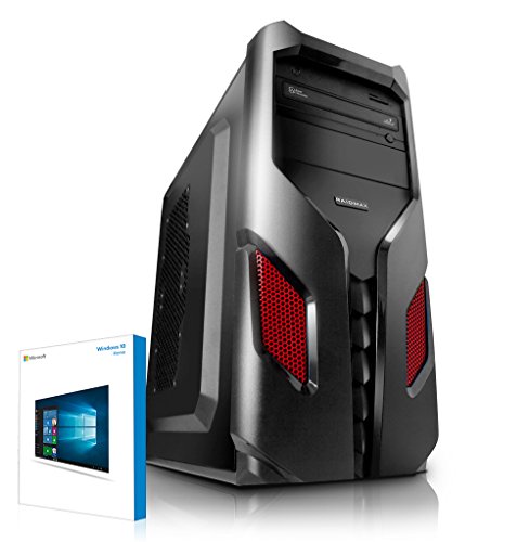 DEViLO Zenturio IV Gaming PC AMD FX-8350 4.2GHz Turbo 8-Kern, 16GB RAM, GeForce GTX 1060 3GB, 240GB SSD, ASUS, USB3, DVD, Sound, LAN, Win10, Gamer Computer