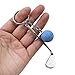 Produktbild LUKUPONE Schlüsselanhänger Golfschläger aus Metall, kreativer Fashion Schlüsselanhänger Taschen-Anhänger Ball-Fan Supplies Geschenke Sport Souvenirs, blau, Golf Style