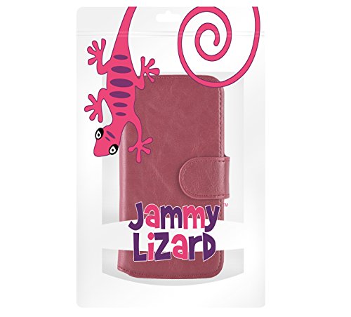   Motorola Moto G  1   Generaci  n  Case   - Funda De Piel JammyLizard Retro Wallet Cover Tipo Cartera  ROJO