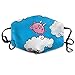 Produktbild HUSDFS Mouth Maske Flying Pig Dances On Clouds Anti Dust Face Mouth Cover Mask Respirator Cotton Protective Face Safety Warm Windproof Mask