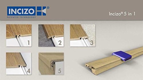 Quickstep Threshold Door Bar Incizo 5 in 1 - Elite Range (Old White Oak Dark Planks)