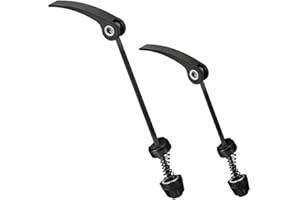 ViaForest 1 Pair Quick Release Skewers Bike Front Rear Bicycle Wheel Hub Clip Bolt for Bike Road Mountain Bike City Bike