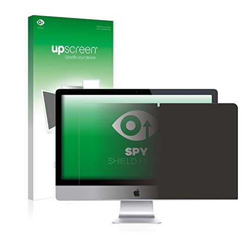 upscreen Spy Shield Filter Blickschutzfilter Apple iMac 21.5" 7. Generation - Blickschutz, Sichtschutz, Kratzfest, Blendschutz, Made in Germany