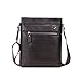 Produktbild Herren weiches Leder mit großer Kapazität Aktentasche, Business Casual Umhängetasche, geeignet für IPAD, Bürotasche, Farbe (schwarz, braun)-coffee