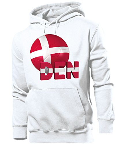 FUSSBALL – FANARTIKEL – Dänemark FAN HOODIE 5140(HKP) Gr. XL