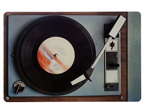 Retro Platzset / Tischset / Untersetzer – Set (Hifi-Geräte) im 80er Jahre – Design von Knora - 4