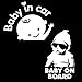 [2-in-1] Baby on Board/Baby In Car Decals