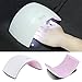 Elite99® SUN9C 24W Professional LED Gel Lamp Phototherapy Fast Cure Fingernail & Toenail Nail Polish Gel Dryer Manicure Machine Nail Art Solan Tool Pink Nail Lamp Light for UV LED Builder Gels with timers 30s 60s