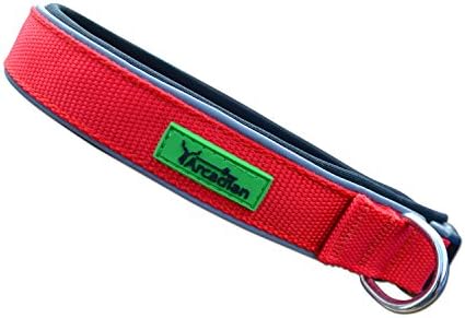 Premium Dog Collar with Soft Neoprene padding by Arcadian – Available in Stunning Blue and Red, These Collars are Comfortable, Durable, Reflective and Water Resistant. Suitable for all breeds and Available in sizes Large, Medium, Small and XS. Satisfaction Guaranteed.