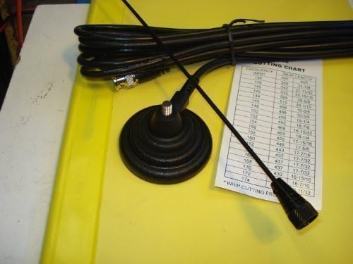VHF MARINE TAXI CAB VHF MAG 10 ANTENNA COMPLETE 60MM BASE WITH bnc COMPLETE