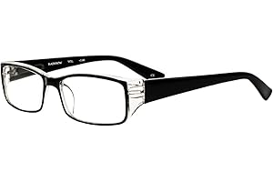 Rainbow safety Męskie damskie okulary do czytania pełne ramki czytniki dziki kwiat (RRE WIL+1.50D)