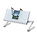 Produktbild Bright love Notebook-Stand-Aluminiumalloy, Varieté-Form, 360 ° rotierende Gelenkleg, Einfaches Home Office Universal Notebook, erhöhte Wärmeabweisenkung, Faltschalter-3 Farben verfügbar,White