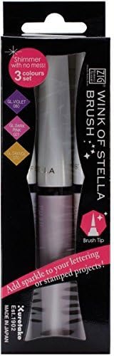 ZIG Memory System Wink of Stella Glitter Brush Set of 3 - Flower Power