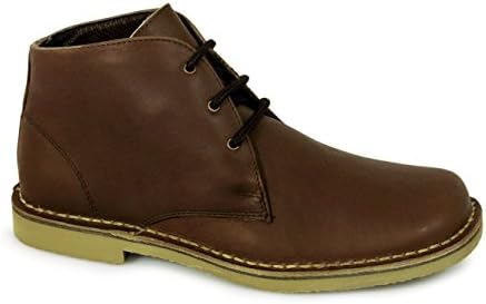 RoamersLeonard Mens Square Toe Suede Leather Desert Boots Sand