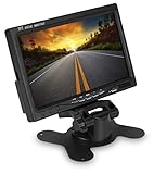 car tft-lcd monitor manual PAL/NTSC Auto Switch,7 zoll TFT LCD Wide Bildschirm; Hohe Auflösung; 648 x 488 Pixel, gestochen scharfe Bild und voller Farbe Kontrast