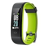 YAMAY Fitness Tracker,Wasserdicht IP68 Fitness Armband mit Pulsmesser 0,96 Zoll Farbbildschirm Smartwatch Aktivitätstracker Pulsuhren Schrittzaehler Uhr Smart Watch Fitness Uhr für Damen Herren