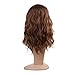 MelodySusie® Charming Mid-length Layered Loose Wave Hairstyle Wig with Bangs (Dark Brown)