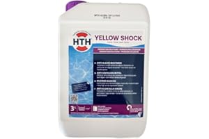 EASYSELECT Anti-algues Piscine spécial Moutarde HTH Yellow Shock Liquide - Bidon 3 litres