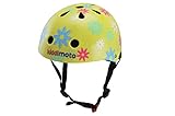Verstellbar: 48 - 53 cm kiddimoto 2kmh029s - Design Sport Helm Flower, Blumenkind S für Kopfumfang 48-53 cm, 2-5 Jahre