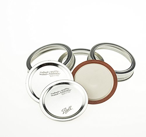 Ball Mason Jar Lids&Bands Regular Mouth/3er Set