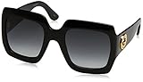 gafas gucci mujer Protective case included Gucci GG0053S, Gafas de Sol para Mujer, Negro (Black-Grey), 54