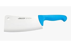 Arcos Serie 2900, Mannaietta Mannaia da Cucina Coltello Scannare Coltello Macellaio, Lama Acciaio Inossidabile NITRUM 200 mm, Manico Polipropilene, Colore Blu