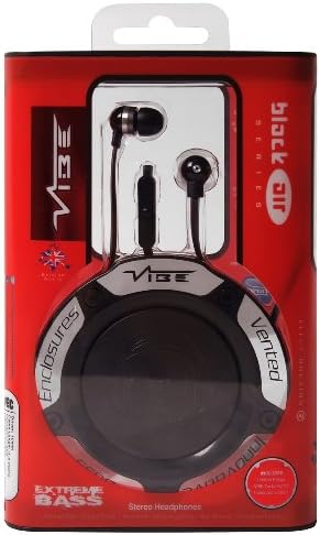 VIBE BlackAir Flat Headphones - Black