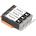 Produktbild 3 kompatible EasyInk XXL Patronen ersetzen PGI 580 XXL Black für Canon Pixma TR7550 TR8550 TS6150 TS6151 TS8150 TS8151 TS8152 TS9150 TS9155
