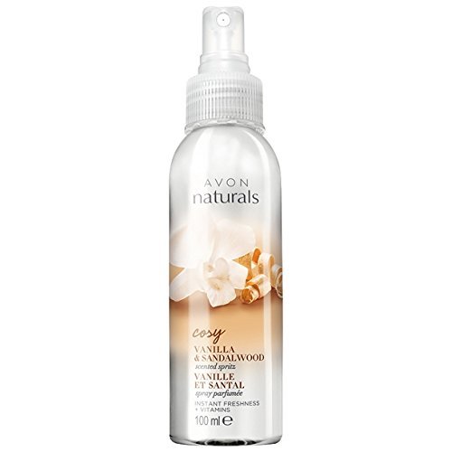 Avon Naturals Scented Spritz Room Linen Home Spray , Body Spray Instant Freshness (Vanilla & Sandalwood)