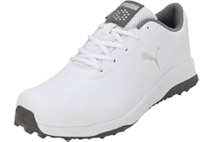 PUMA Zapatos de Golf Blanco/Gris Fusion Tech SL
