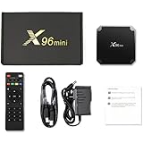 Box TV X96 mini2/16 Android TV Box Media Player Alta qualità (Android 9.0) con telecomando e cavo HDMI, lettore multimediale 