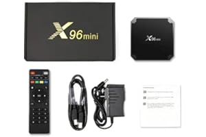 IFNI Box TV X96 mini2/16 Android TV Box Media Player Alta qualità (Android 9.0) con telecomando e cavo HDMI, lettore multimediale Box TV 4K