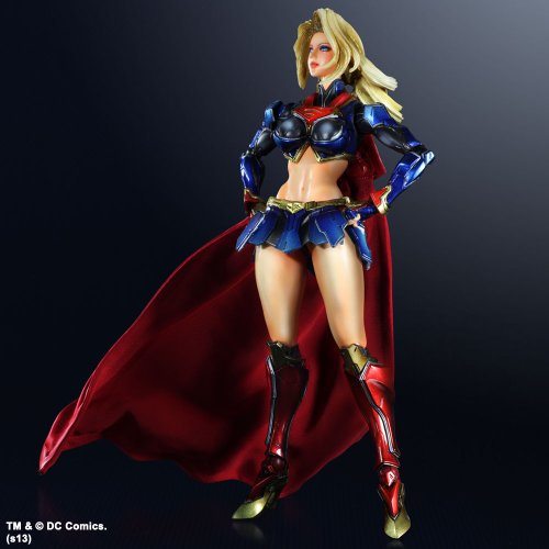 DC Comics Play Arts Kai Variant Supergirl Action Figure