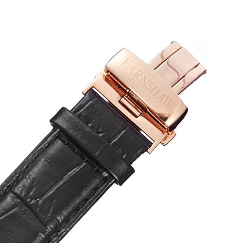 Thomas Earnshaw Beagle Men's Automatic Watch with White Dial Analogue Display with Brown Leather Strap ES-0028-02