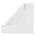 Price comparison product image 15 x 15 cm White Microfibre Cloths – Pack of 5